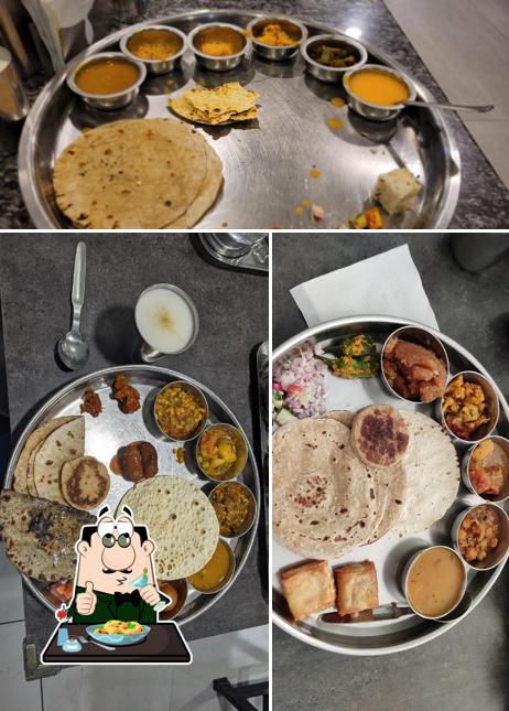 Food at Rotlo The Dining Hall Best Gujarati Thali