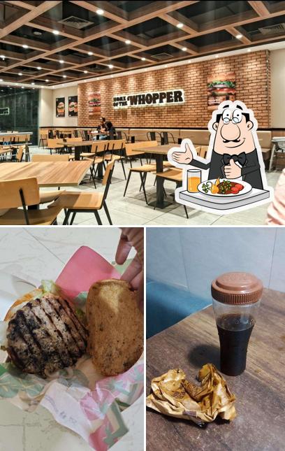 Burger King is distinguished by food and interior
