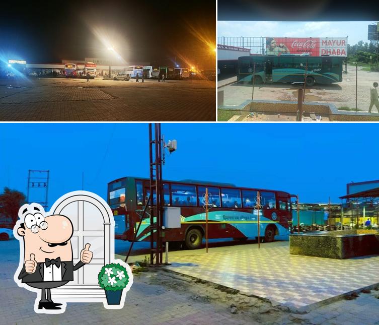 Check out how Mayur Dhaba looks outside