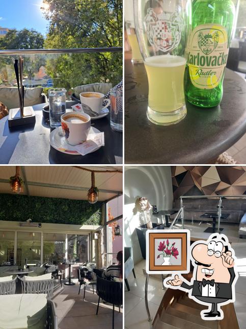 La immagine di interni e cibo da Caffe Bar Marti