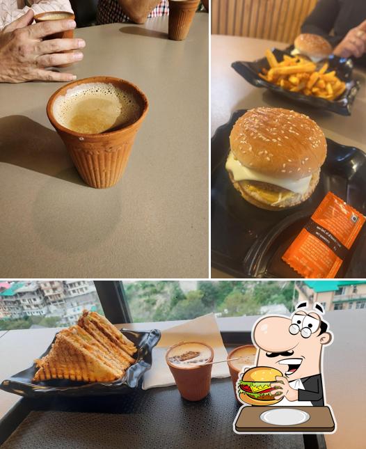 Hamburger at Chai Sutta Bar Dharampur