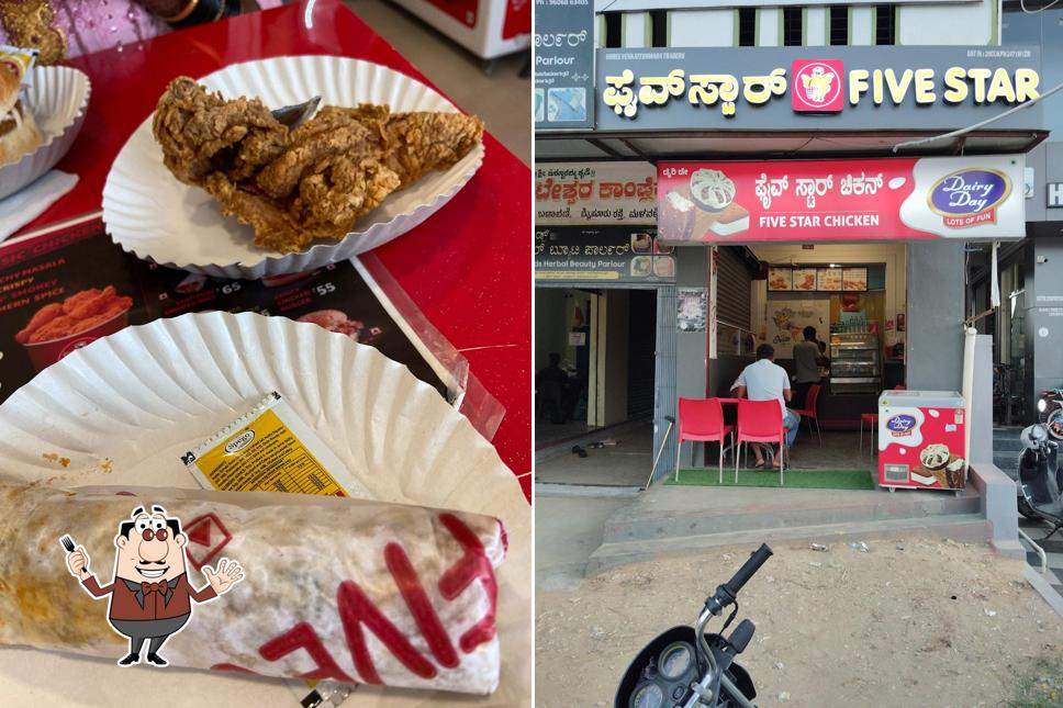 Meals at Five star chicken Malavalli