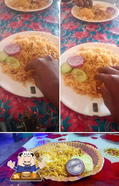 Biryani at Friends hotel and restaurant