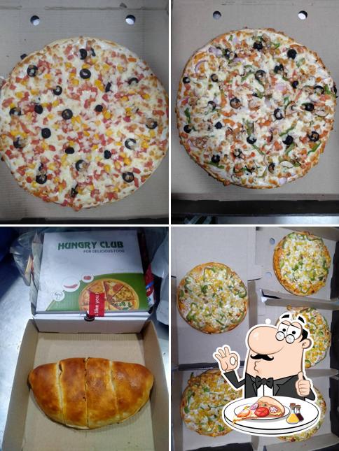 Try out pizza at Hungry club