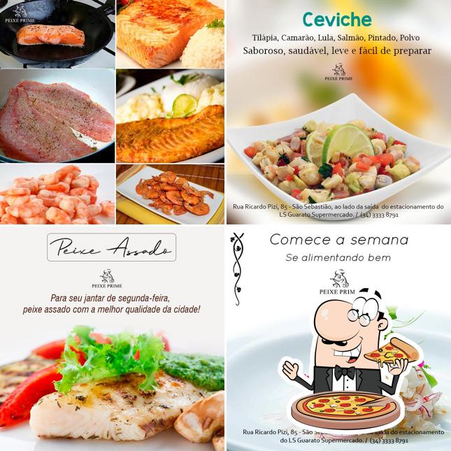 Experimente pizza no Peixe Prime