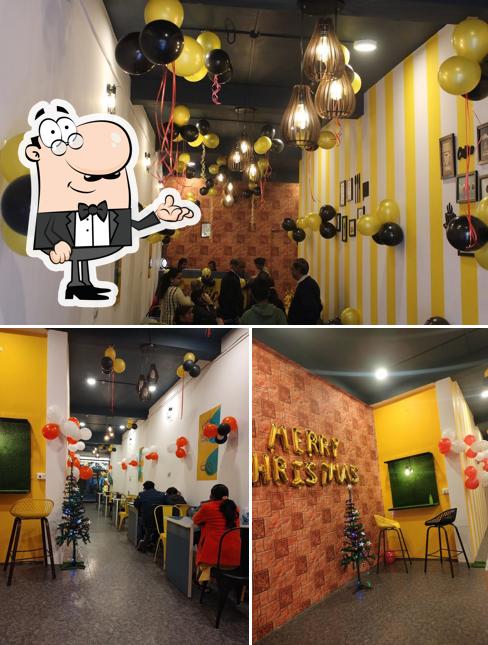 The interior of Tea Max Cafe Rampur