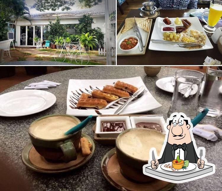 This is the image displaying food and exterior at The Brew Room