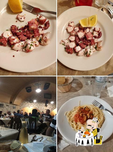 Cibo al Trattoria L'Orologio
