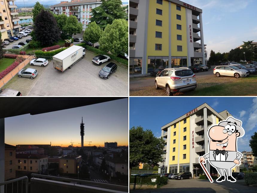 Goditi la vista dagli esterni di Best Western Hotel Fiera Verona
