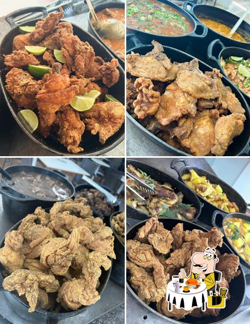 Frango frito em Menia’S Restaurante