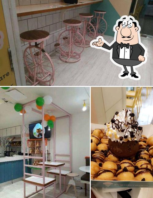 The interior of Papacream
