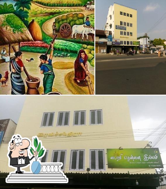 The exterior of Bhairavi Thennai Illam