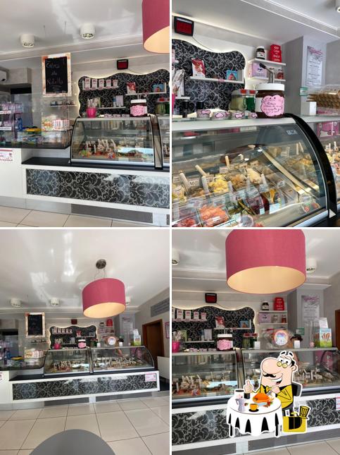 Platti al Gelateria Nevelatte