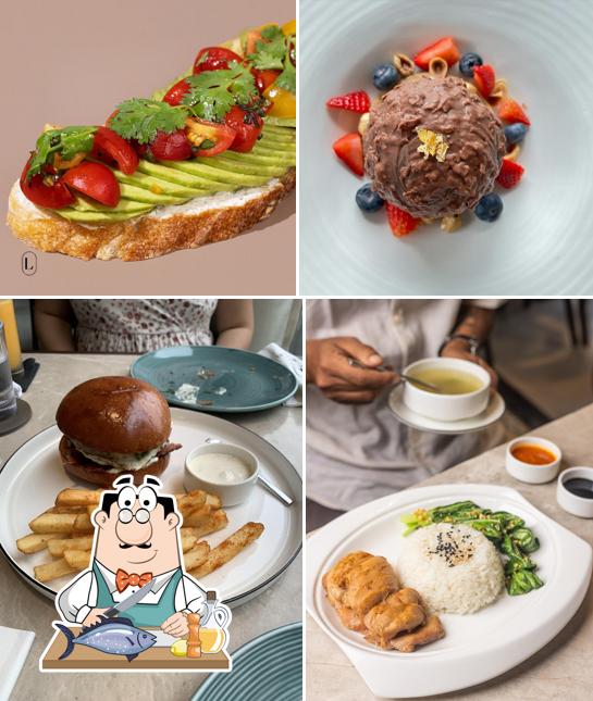 Grilled salmon at LEDOR WORLD