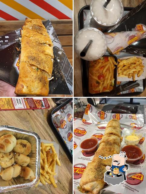 Food at New York Slice Pizza