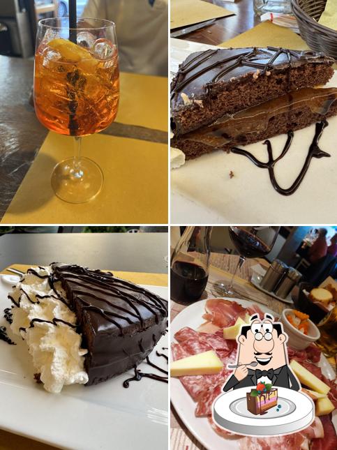 Torta al cioccolato al Osteria Tarvisio