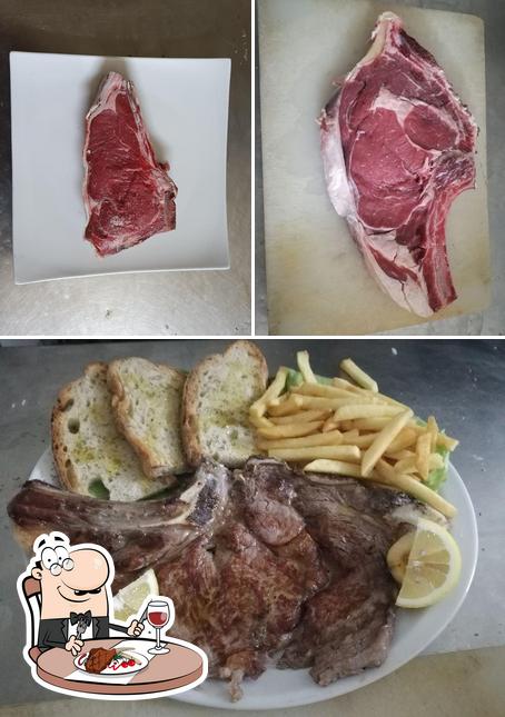 Prova i piatti di carne a Pizzeria l'arco