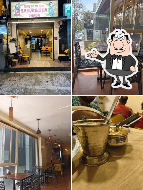 The interior of Sardarji Da Dhaba