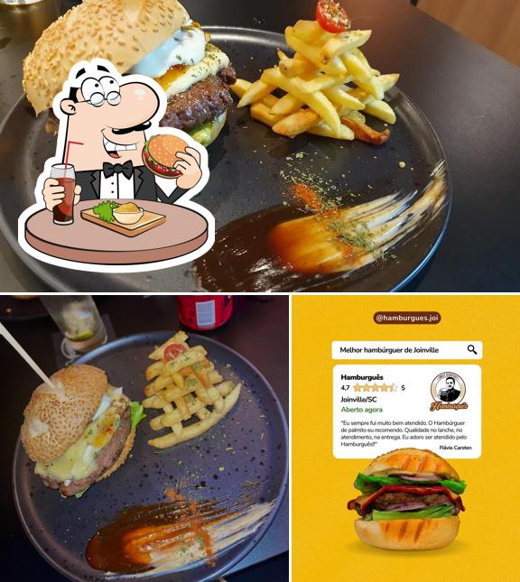 Os hambúrgueres do Hamburguês irão satisfazer diferentes gostos