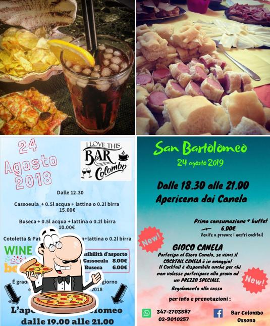 Scegli una pizza a Bar Colombo