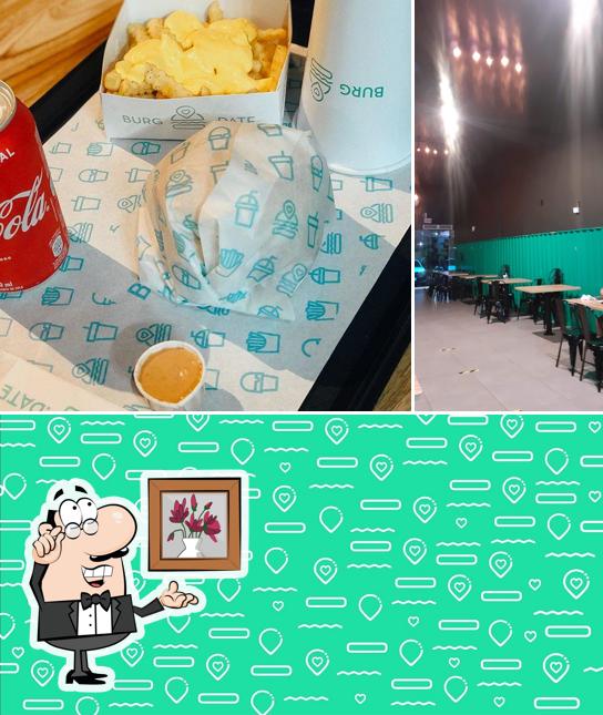 O interior do BURG DATE