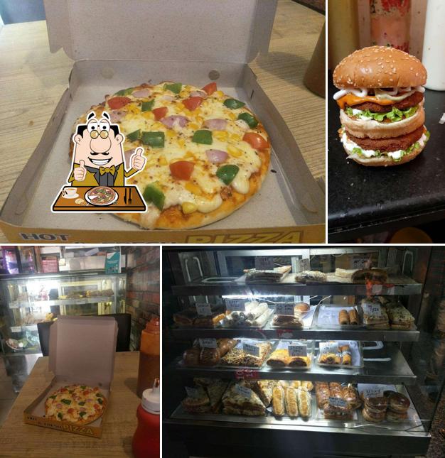 Pick pizza at Cafe N Food Corner