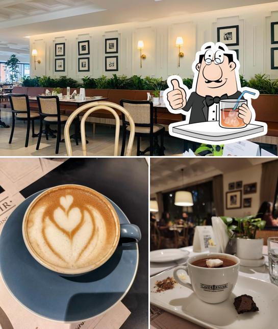 Cafe Noir Indiranagar is distinguished by drink and interior