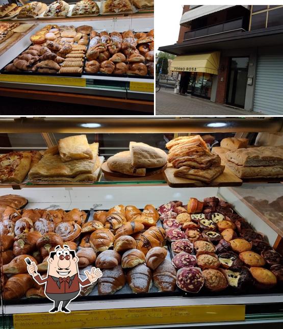 Forno Rosa Pietro & Figli si caratterizza per la cibo e esterno