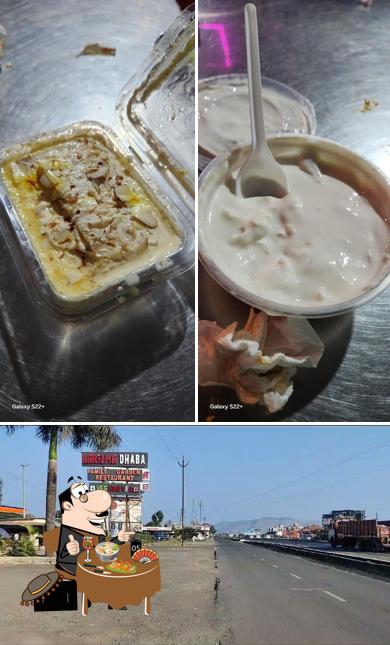 Among various things one can find food and exterior at KARIZMA DHABA (VEG/NON-VEG)
