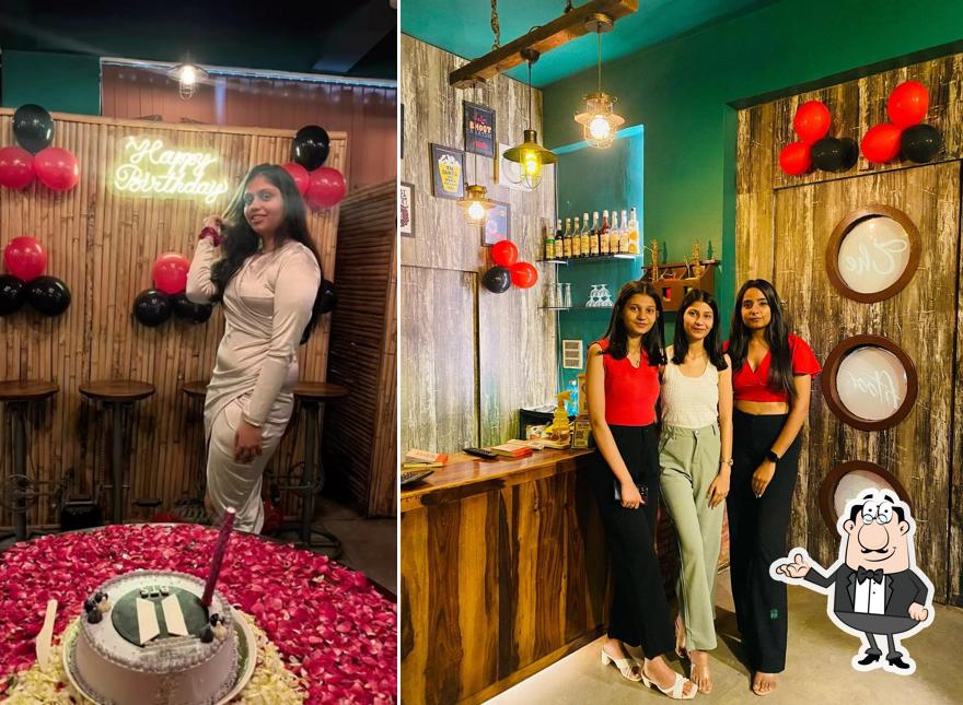 Take a seat at one of the tables at The Fitoor Café