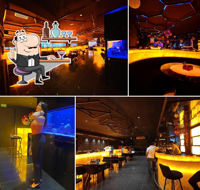 The interior of The Hype Room