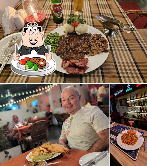 Steak at Tony's Place fish n chips