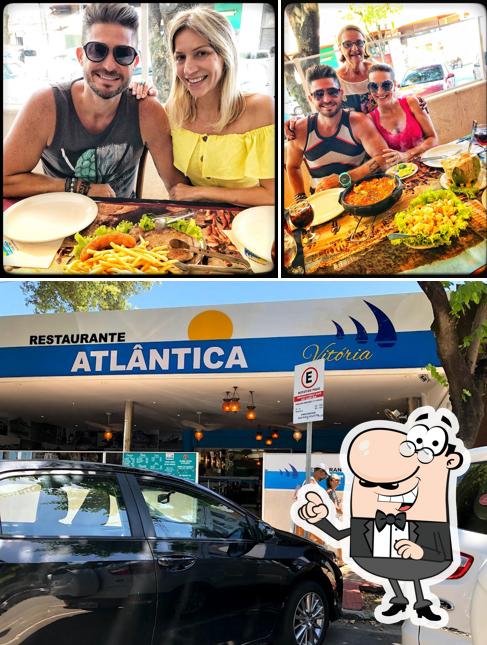 O exterior do Restaurante Atlântica Vitória