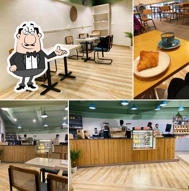 Check out how Blue Tokai Coffee Roasters Park Street looks inside
