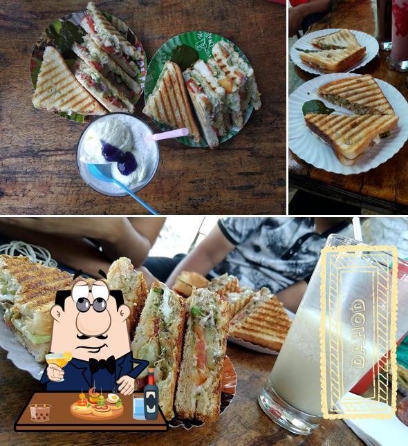 Order a sandwich at Gab Cafe