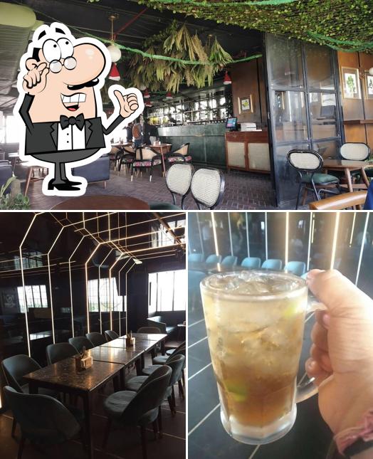 The interior of Gravity Space Bar
