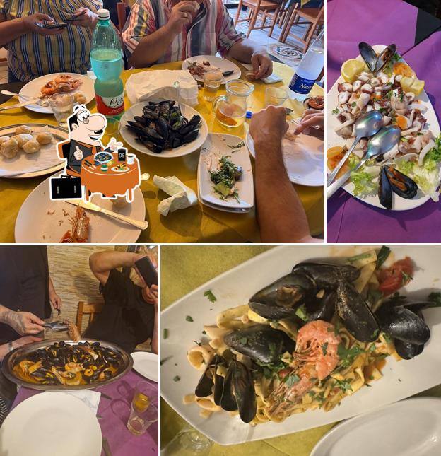 Cozze al Ristorante e Pizzeria La Grotta di Veneruso Francesco