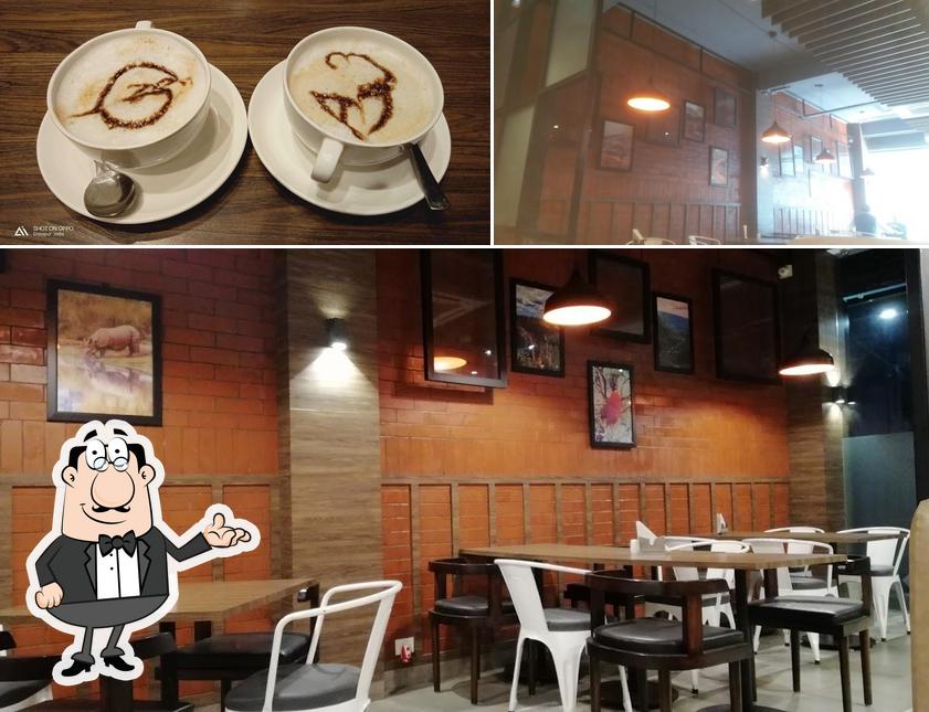 The restaurant's interior and beverage