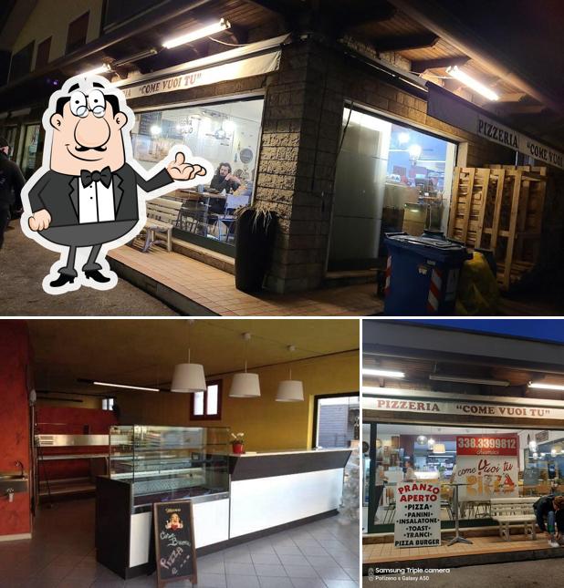 Gli interni di Pizzeria "Come Vuoi Tu" Rosà