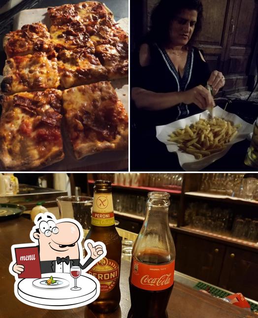 Tra le diverse cose da Zio Kinto si possono trovare la cibo e birra