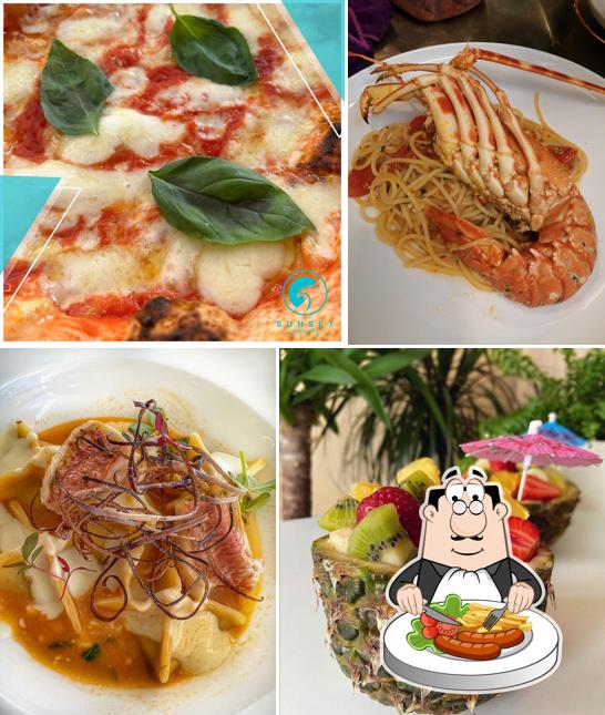 Cibo al Sunset Beach Club Tropea