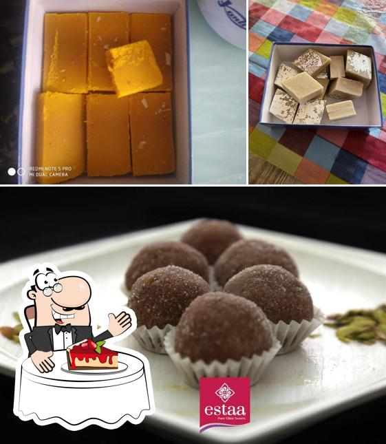 Estaa Sweets provides a number of desserts