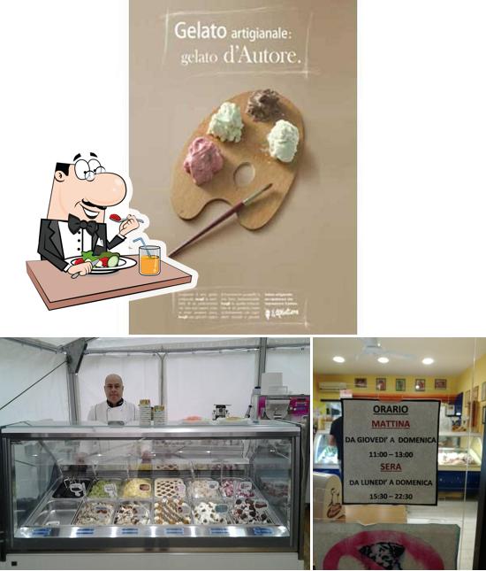 Gelateria Samba si caratterizza per la cibo e interni