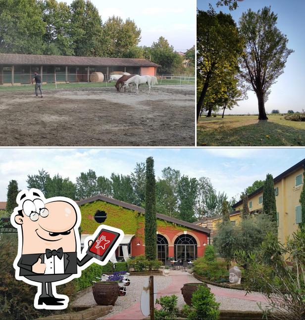 Gli esterni di La locanda delle Fornase