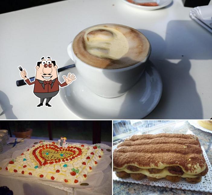 Tra le diverse cose da Pasticceria Roby E Giovy Di Piermattei Roberto & C. S.N.C. si possono trovare la cibo e bevanda