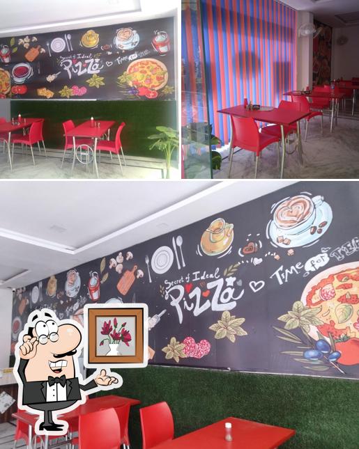 The interior of The pizza city