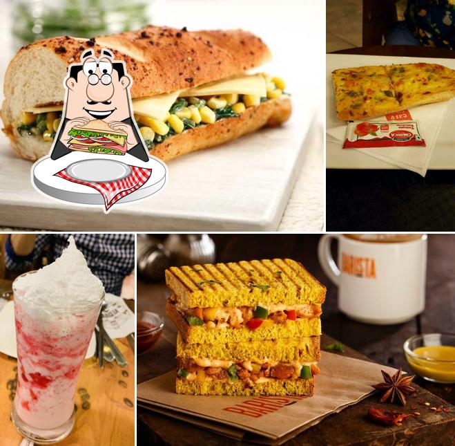 Club sandwich at Café Coffee Day