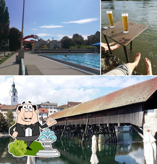 Gli esterni di Aarebistro / Aare Chalet