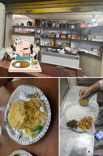 The image of food and interior at Bangali dhaba
