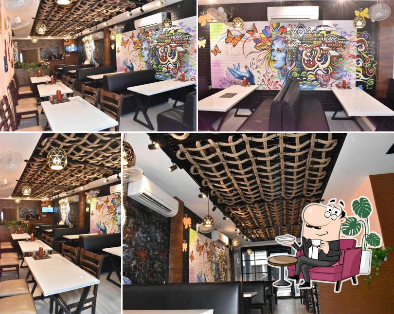 The interior of Club Pizzeria Faridkot